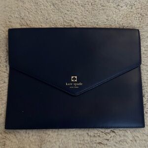 Kate Spade Navy blue clutch